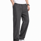 Fabripple Men's Dark Grey Casual Trousers