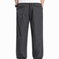 Fabripple Men's Dark Grey Casual Trousers