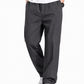 Fabripple Men's Dark Grey Casual Trousers