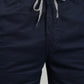Men’s Blue Utility Capri Shorts – Relaxed Fit Casual Below Knee Shorts