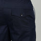 Men’s Blue Utility Capri Shorts – Relaxed Fit Casual Below Knee Shorts