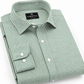 Men’s Green & White Vertical Striped Full Sleeve Casual Shirt