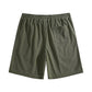 Men’s Green Waffle Texture Shorts – Relaxed Fit Casual Shorts