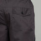 Men’s Grey Utility Capri Shorts – Relaxed Fit Casual Below Knee Shorts