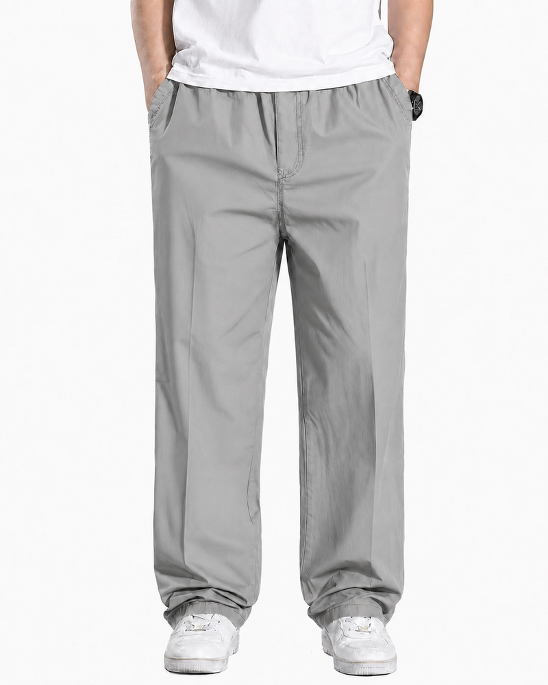 Fabripple Men's Black Casual Trousers