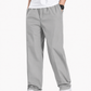 Fabripple Men's Light Grey Casual Trousers