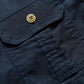Men’s Cargo Jacket Shirt | 100% Cotton | 2 Pocket Utility Overshirt | Casual & Outdoor Wear | Breathable & Lightweight Fabric