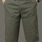 Men’s Olive Green Utility Capri Shorts – Relaxed Fit Casual Below Knee Shorts