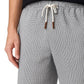Men’s Light Grey Micro Check Texture Shorts – Relaxed Fit Casual Summer Shorts