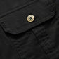 Men’s Cargo Jacket Shirt | 100% Cotton | 2 Pocket Utility Overshirt | Casual & Outdoor Wear | Breathable & Lightweight Fabric