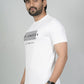 Men’s White Los Angeles Printed Textured T-Shirt