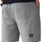 Men’s Light Grey Micro Check Texture Shorts – Relaxed Fit Casual Summer Shorts