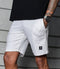 Men's Casual Slim Fit Shorts[WHITE] | Stylish Above Knee Shorts with Elastic Waist | Summer Wear for Gym, Lounge, Travel & Outdoor
