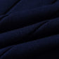 Men's Navy Blue Textured Knitted T-Shirt