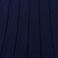 Men's Navy Blue Textured Knitted T-Shirt