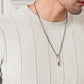 Men's White Textured Knitted T-Shirt
