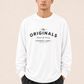 Men's Khaki Printed Oversized Full Sleeve T-Shirt