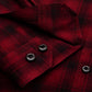 Men’s Maroon Black Checked Casual Shirt – Premium Full Sleeve Check Shirt
