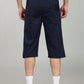Men’s Blue Utility Capri Shorts – Relaxed Fit Casual Below Knee Shorts