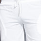Men’s White Micro Texture Shorts – Relaxed Fit Casual Summer Shorts