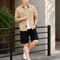 Men’s Khaki Utility Casual Full Sleeve Shirt