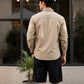Men’s Khaki Utility Casual Full Sleeve Shirt