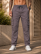 Men’s Dark Grey Utility Cargo Pants – Relaxed Streetwear Fit