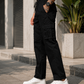 Men’s Black Cargo Pants with Utility Pockets
