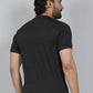 Men’s Black Los Angeles Printed Textured T-Shirt