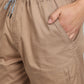 Men’s Khaki Utility Capri Shorts – Relaxed Fit Casual Below Knee Shorts