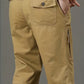Men’s Khaki Utility Capri Shorts – Relaxed Fit Casual Below Knee Shorts