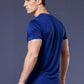 Men's Navy Blue Dry Fit Sports T-Shirt