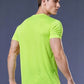 Men's Fluorescent Green Dry Fit Sports T-Shirt