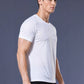 Fabripple Men's White Dry Fit Sports T-Shirt