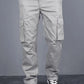 Fabripple Men’s Brown Utility Cargo Pants