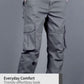 Fabripple Men’s Black Utility Cargo Pants