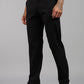 Men’s Black Relaxed Fit Drawstring Trousers