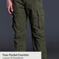 Fabripple Men’s Olive Green Utility Cargo Pants