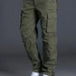 Fabripple Men’s Olive Green Utility Cargo Pants