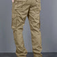 Fabripple Men’s Khaki Utility Cargo Pants