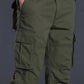 Fabripple Men’s Olive Green Utility Cargo Pants
