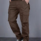Fabripple Men’s Brown Utility Cargo Pants