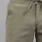 Men’s Olive Green Relaxed Fit Drawstring Trousers