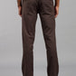 Men’s Brown Relaxed Fit Drawstring Trousers
