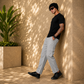 Men’s Light Grey Cargo Pants – Modern Relaxed Fit Utility Trousers