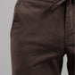 Men’s Brown Relaxed Fit Drawstring Trousers