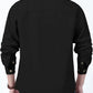 Men’s Black Utility Casual Shirt – Premium Full Sleeve Cotton Blend Shirt