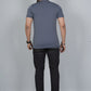 Men’s Grey Los Angeles Printed Textured T-Shirt