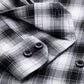 Men’s Black & White Checked Casual Shirt – Premium Plaid Full Sleeve Shirt
