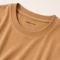 Men's Khaki Printed Oversized Full Sleeve T-Shirt